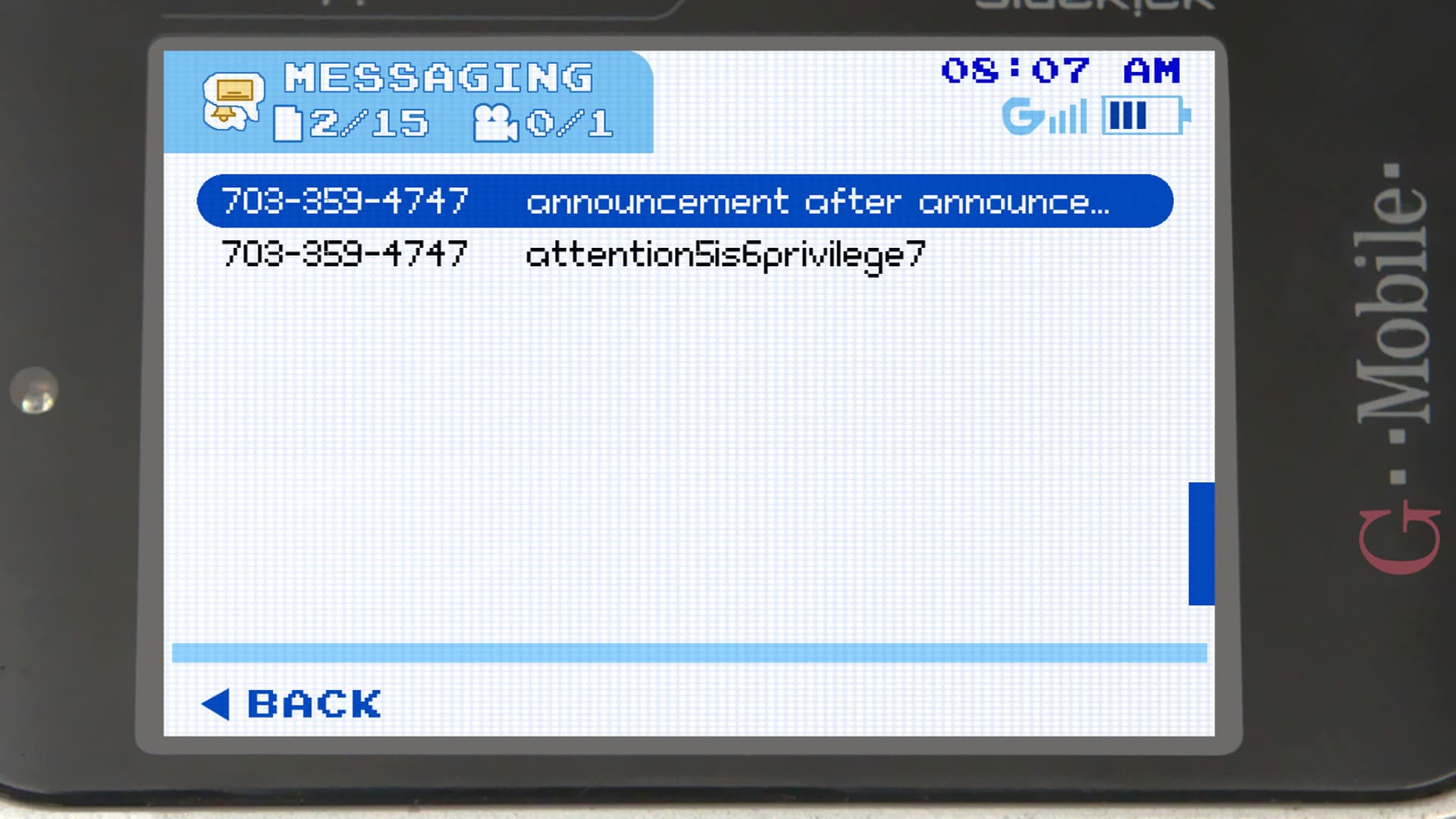 Class of '09 screenshot 2