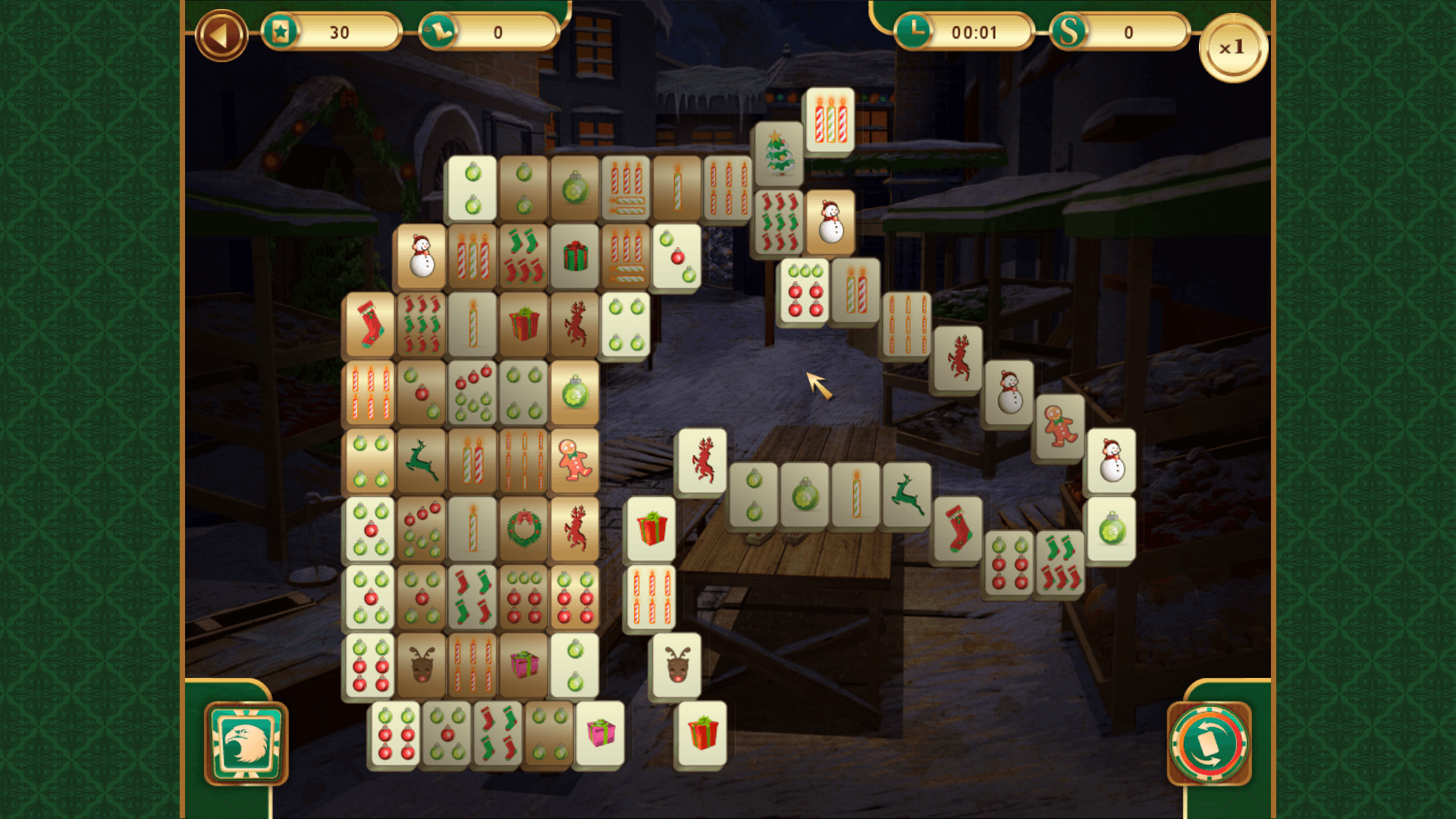 Christmas Mahjong screenshot 5