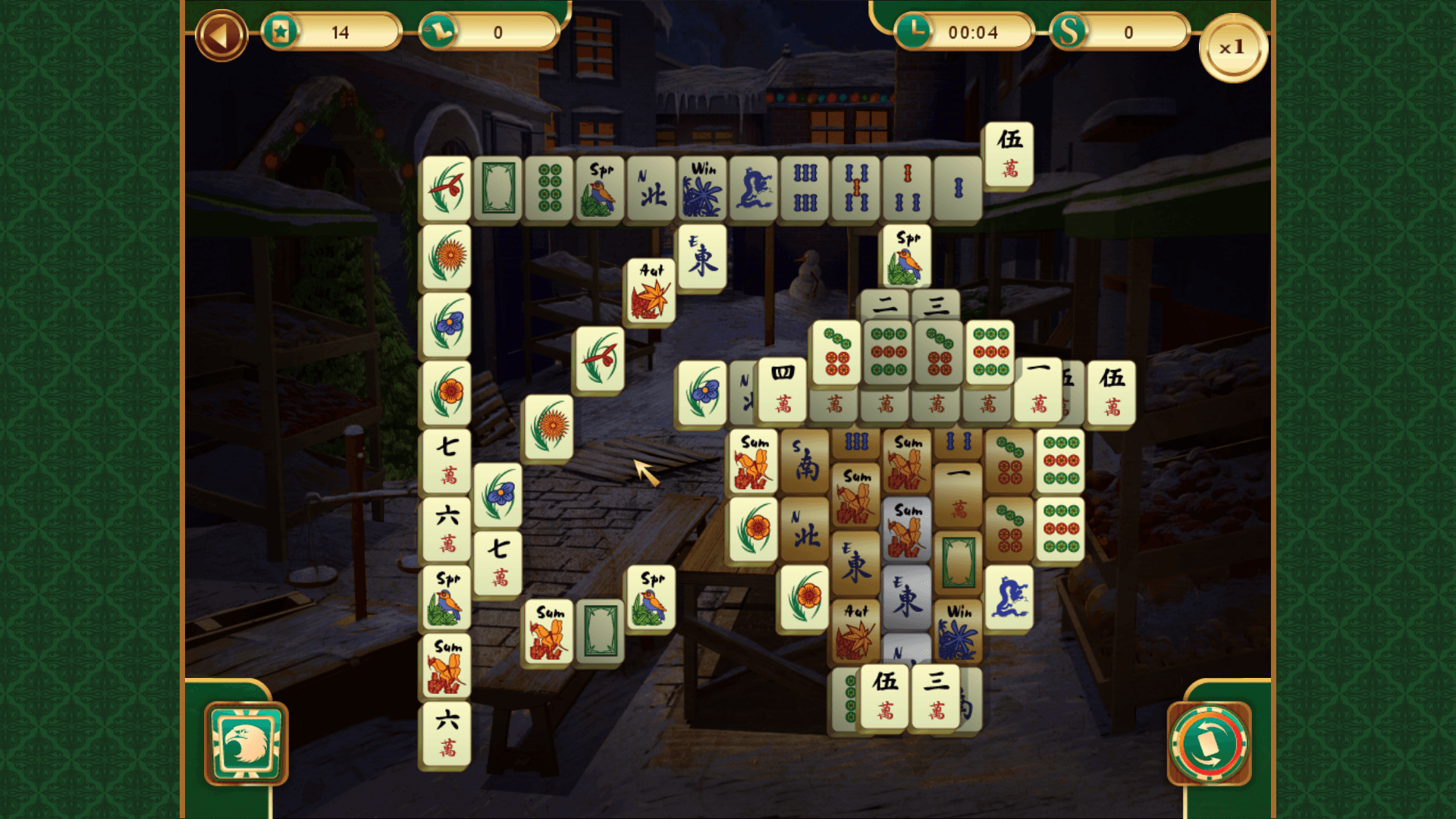Christmas Mahjong screenshot 4