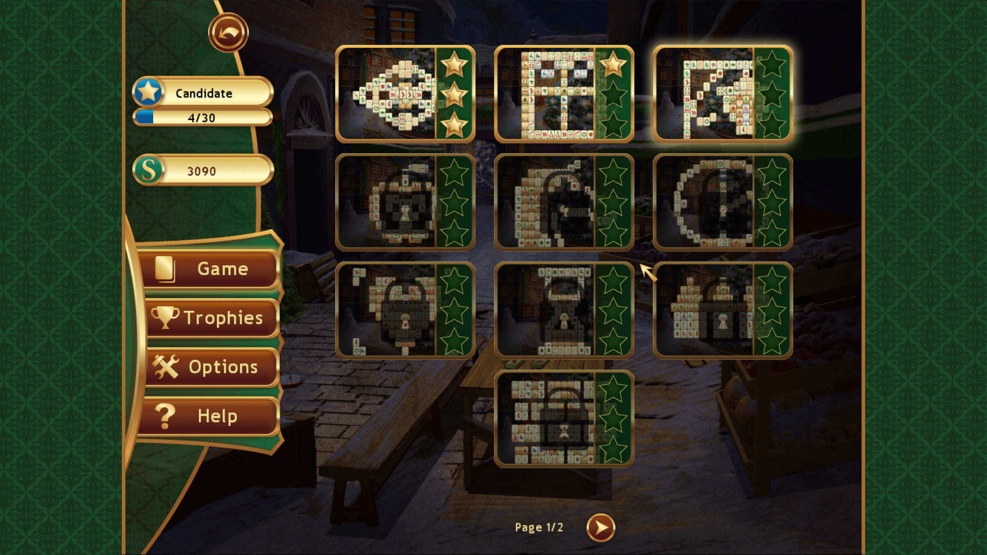Christmas Mahjong screenshot 3