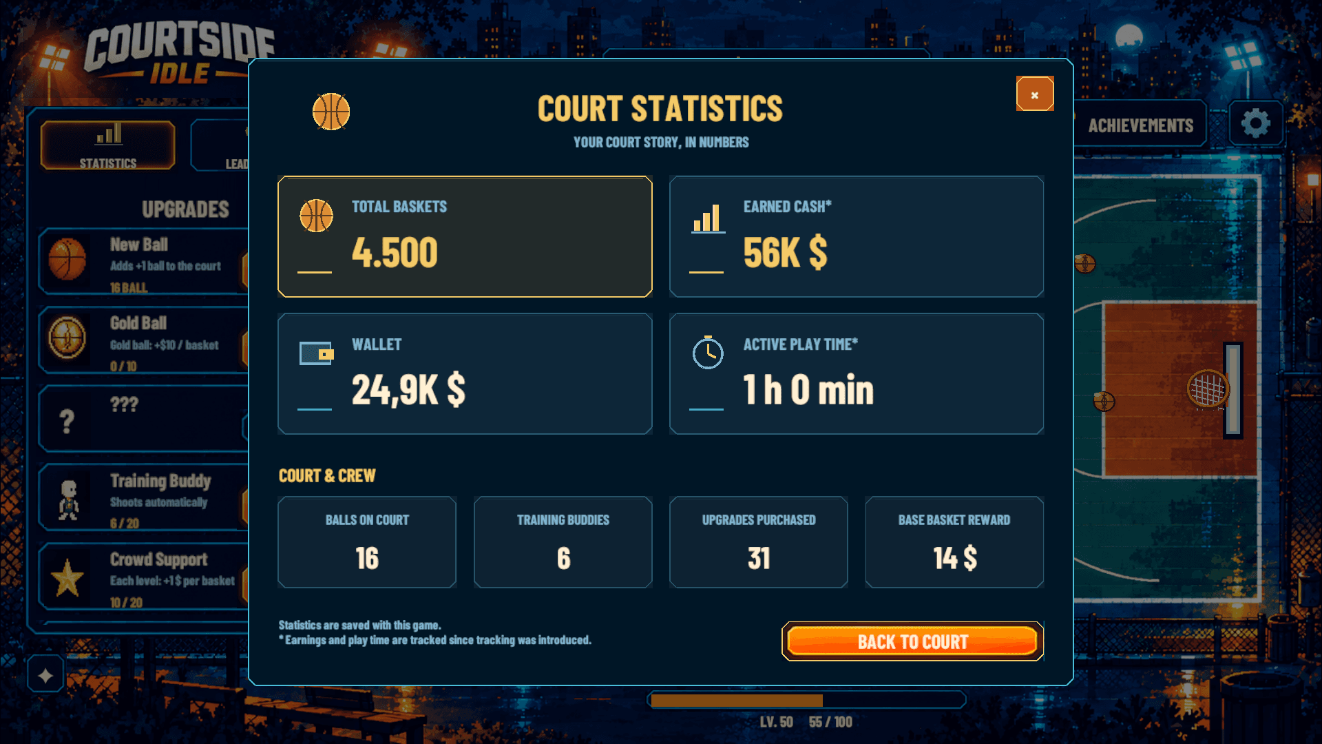 Courtside Idle screenshot 7