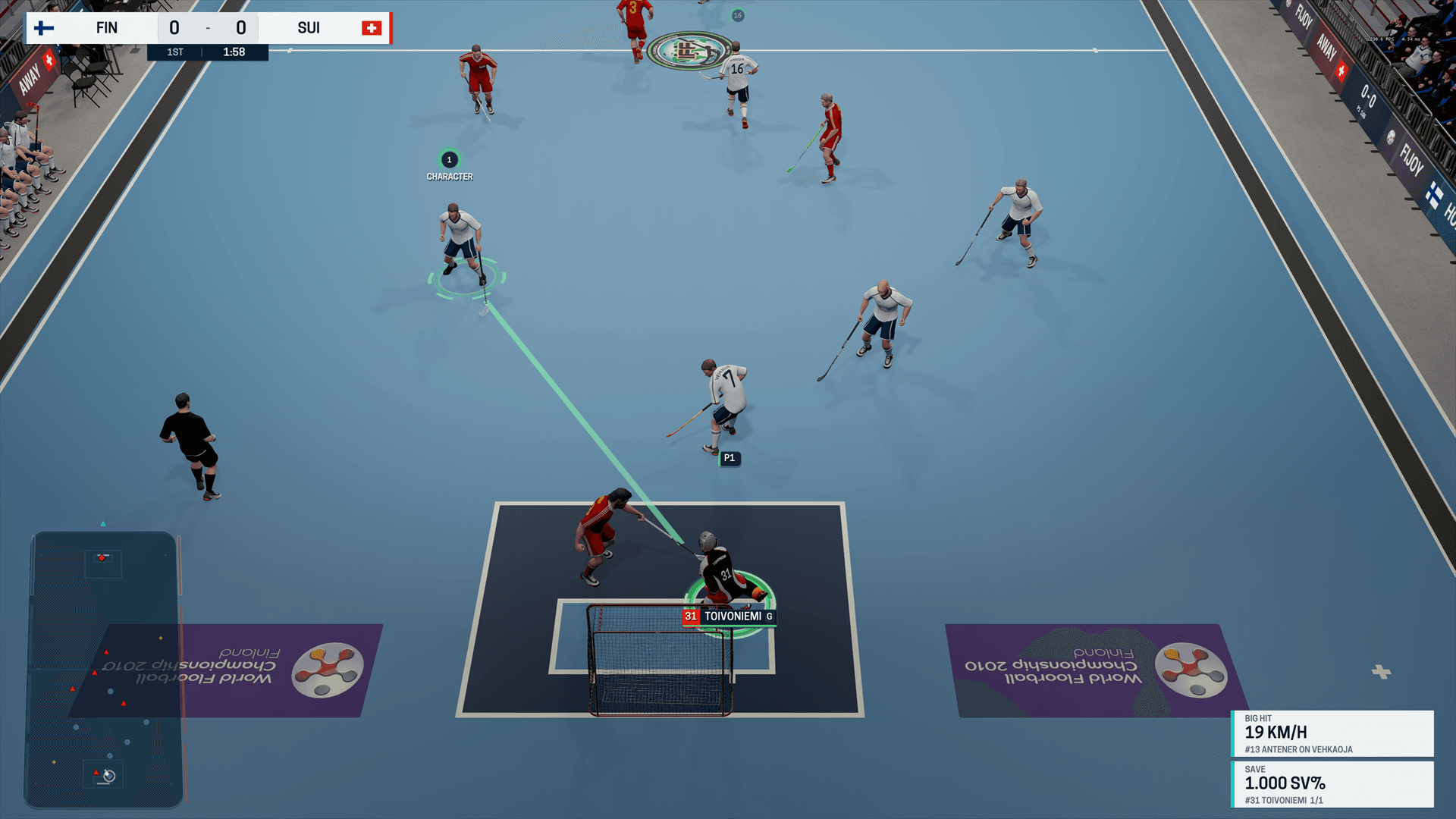 Floorball League 2 screenshot 1