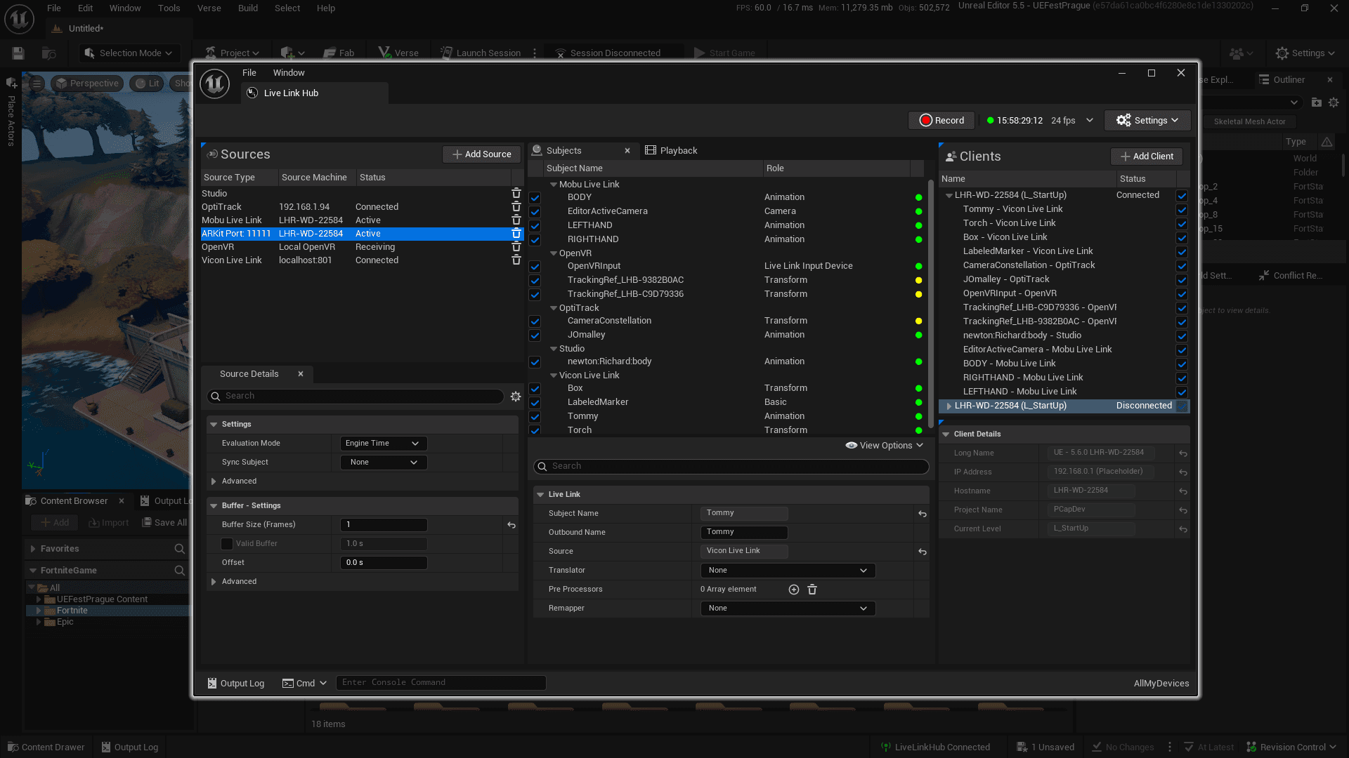 Live Link Hub screenshot 2