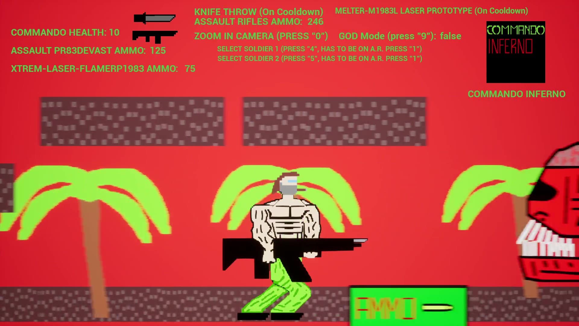 COMMANDO INFERNO screenshot 1