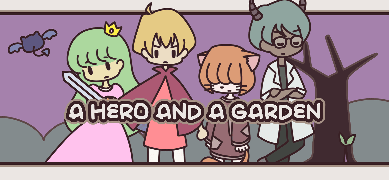 A HERO AND A GARDEN cover art