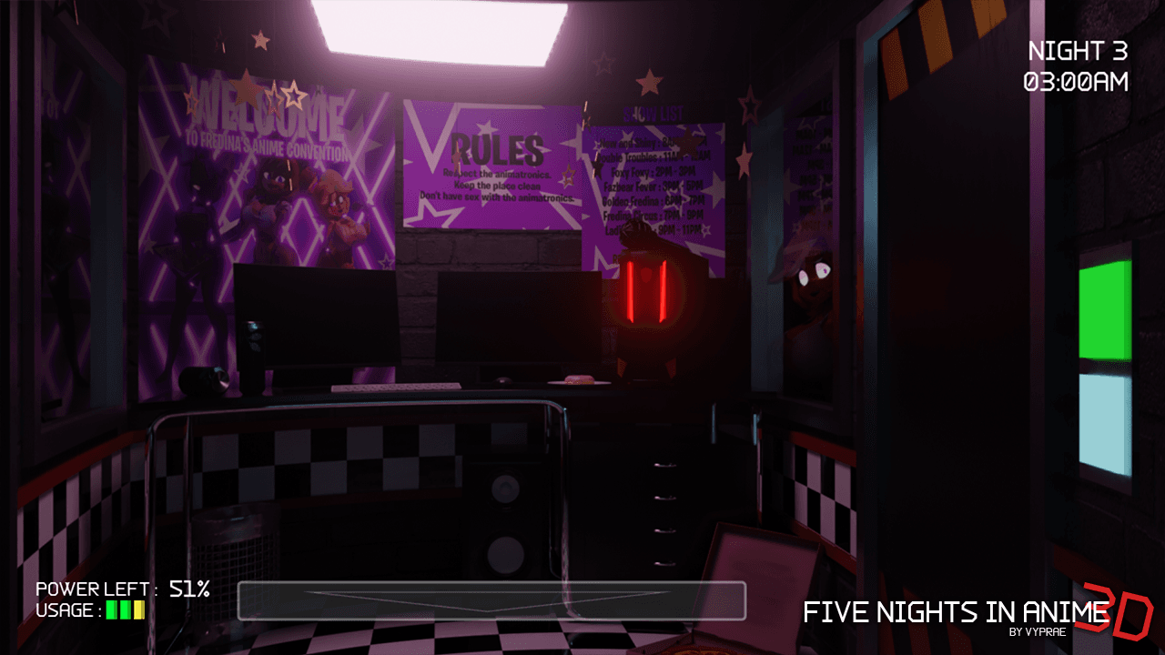 Five Nights in Anime 3D screenshot 5