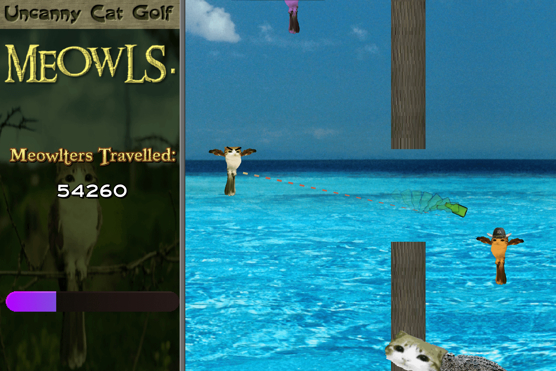 Uncanny Cat Golf screenshot 6