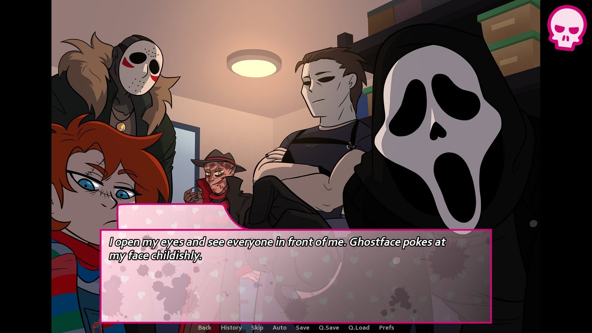 HORROR/ROMANCE a slasher dating simulator screenshot 1