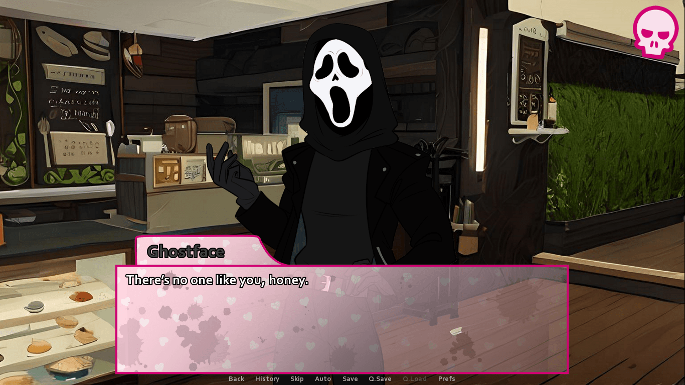 HORROR/ROMANCE a slasher dating simulator screenshot 2