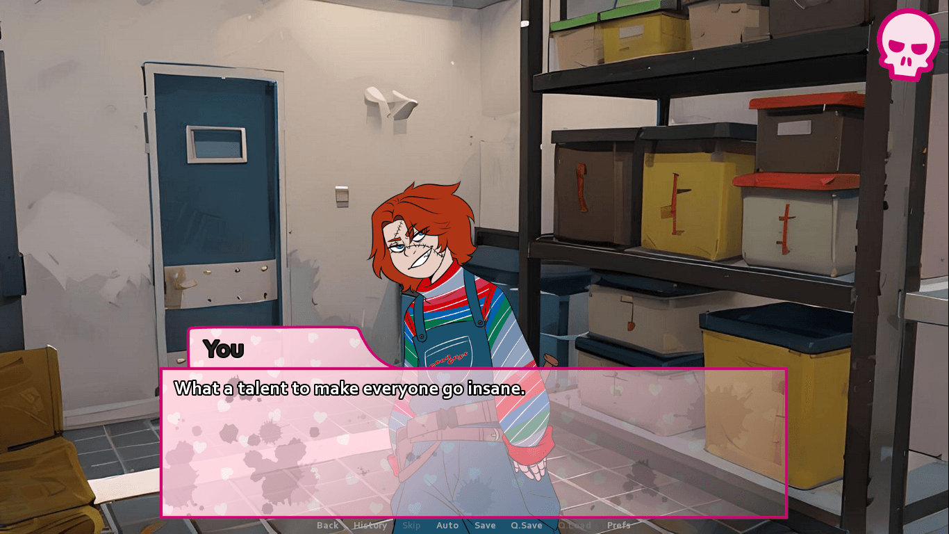 HORROR/ROMANCE a slasher dating simulator screenshot 3