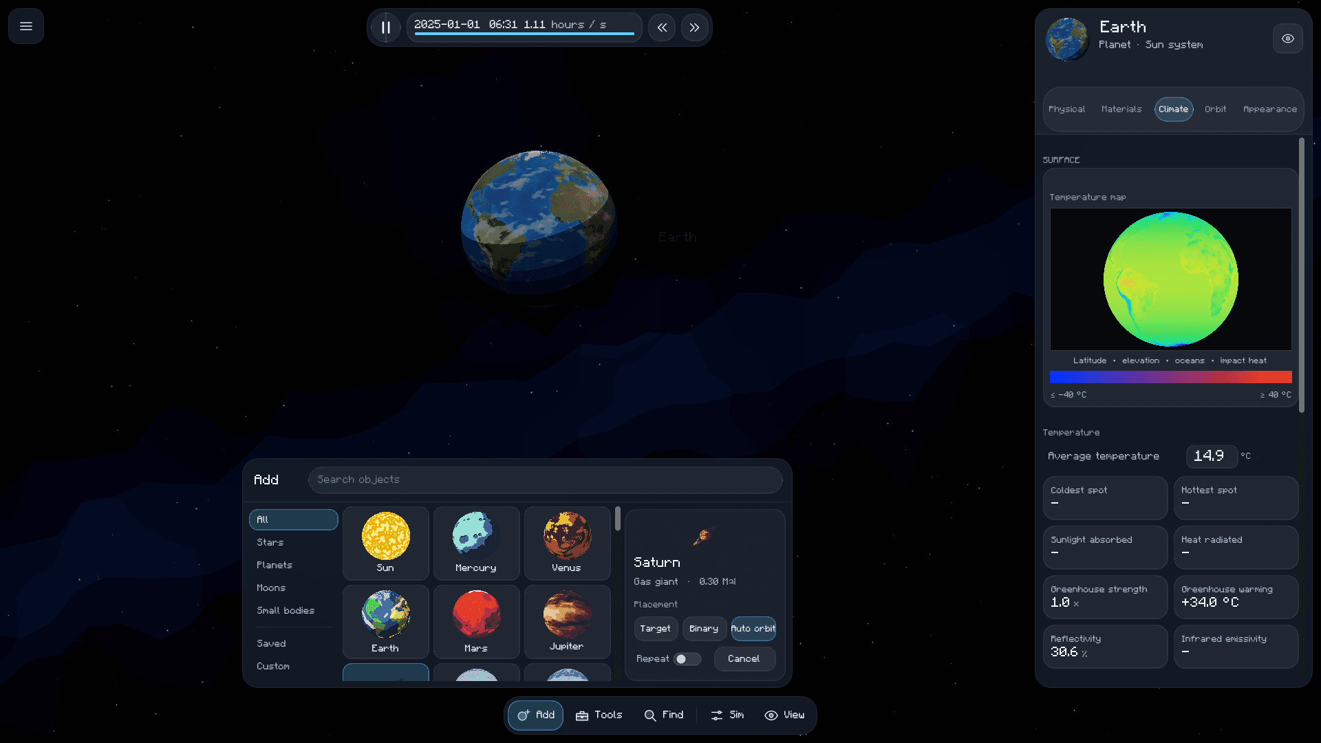 Solar Sandbox screenshot 1