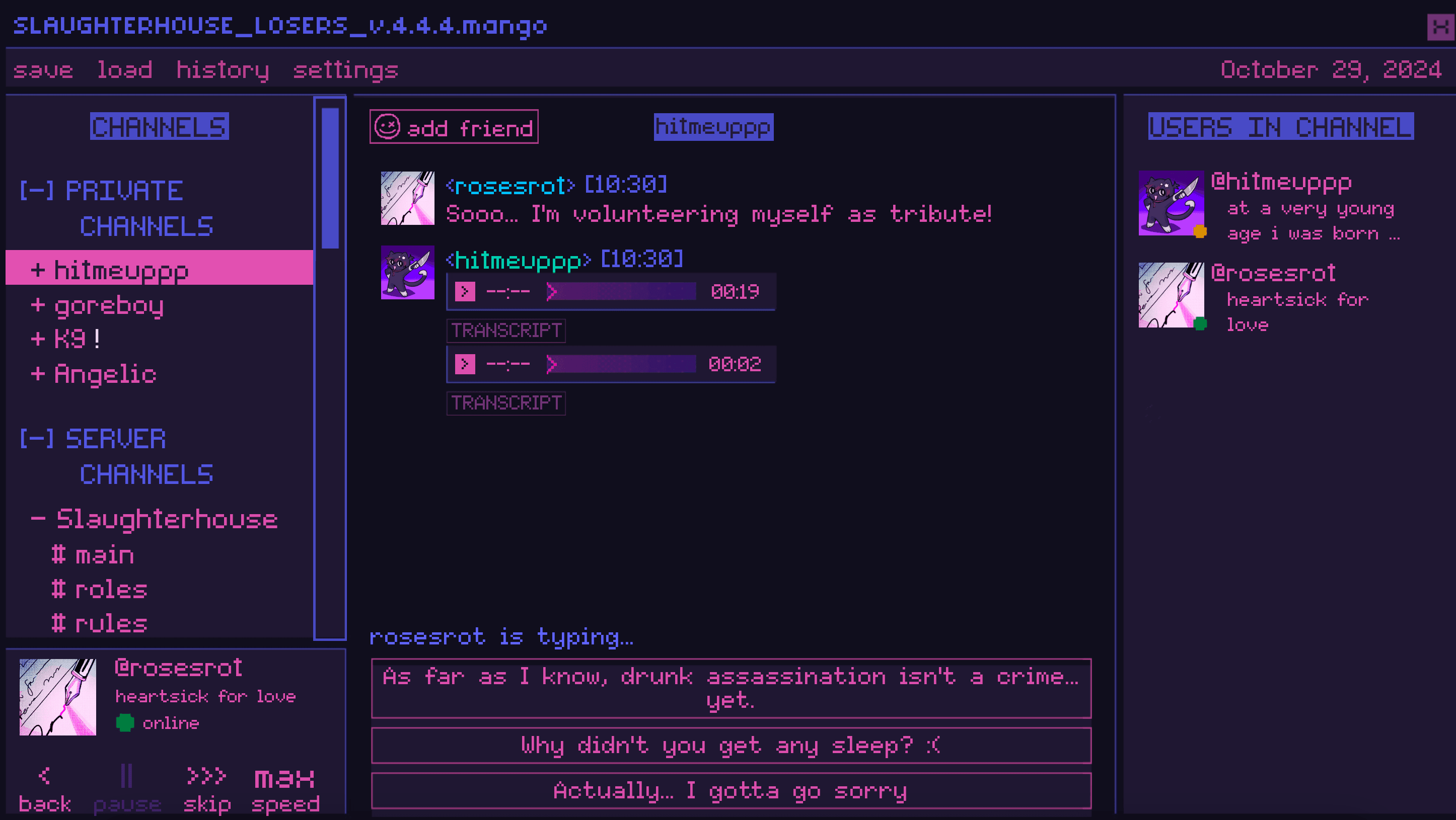 Killer Chat! Original Edition screenshot 6