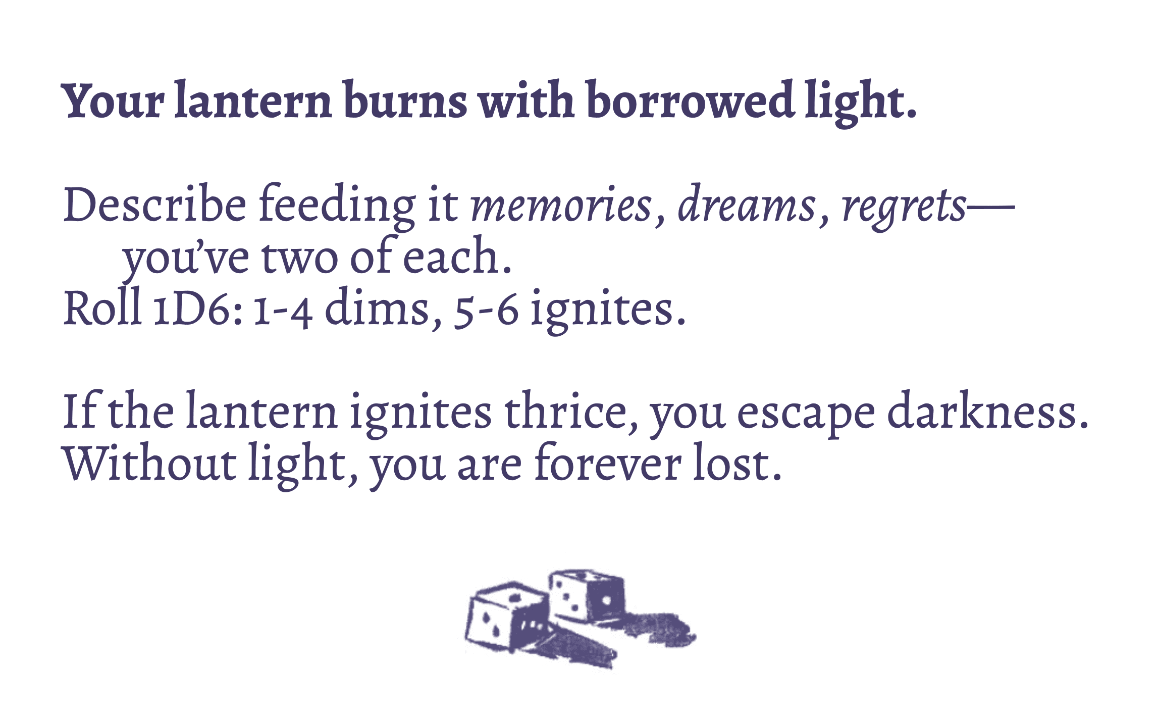Your Lantern Burns With Borrowed Light screenshot 1