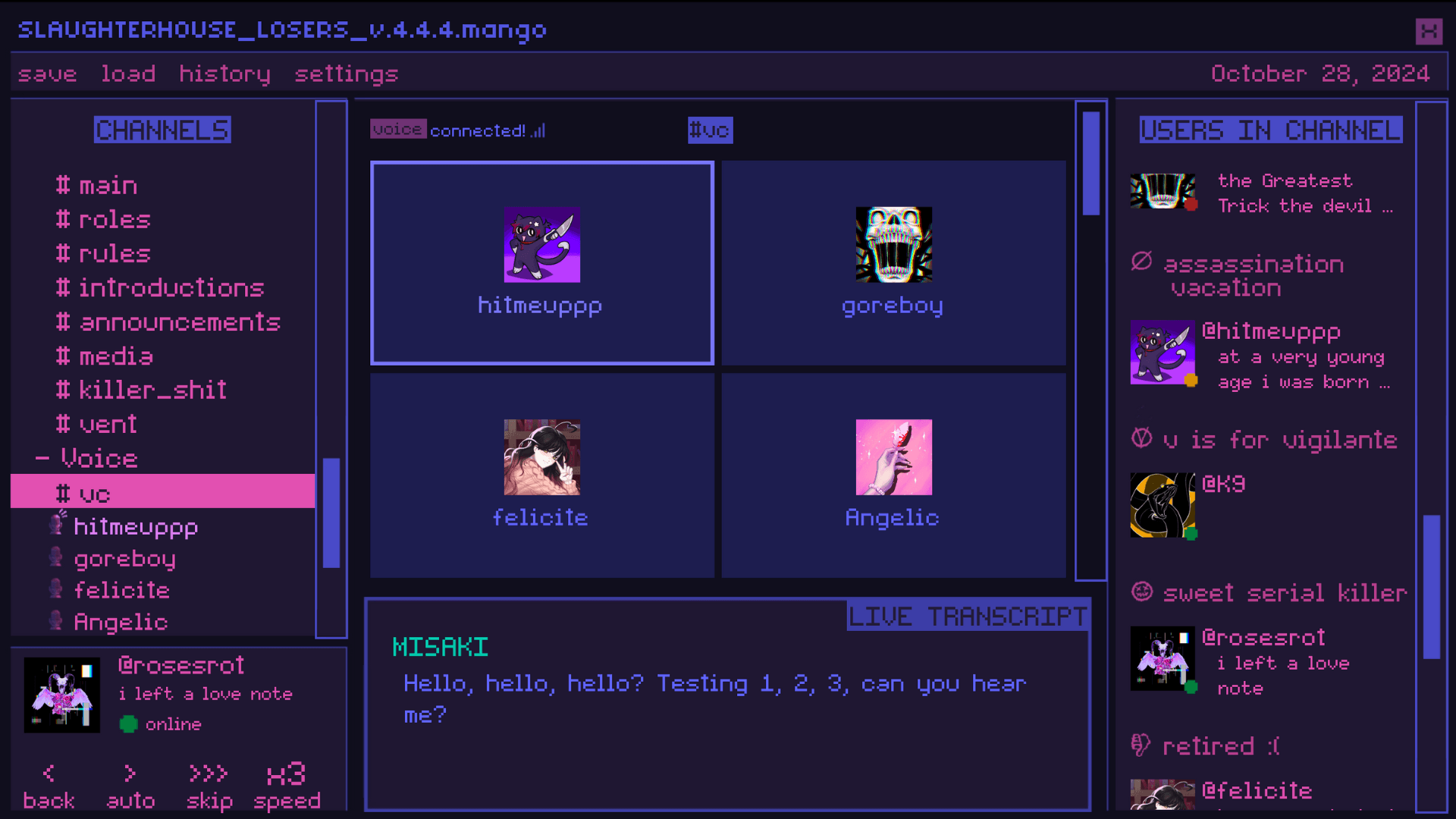Killer Chat! Expanded Edition [DEMO] screenshot 9