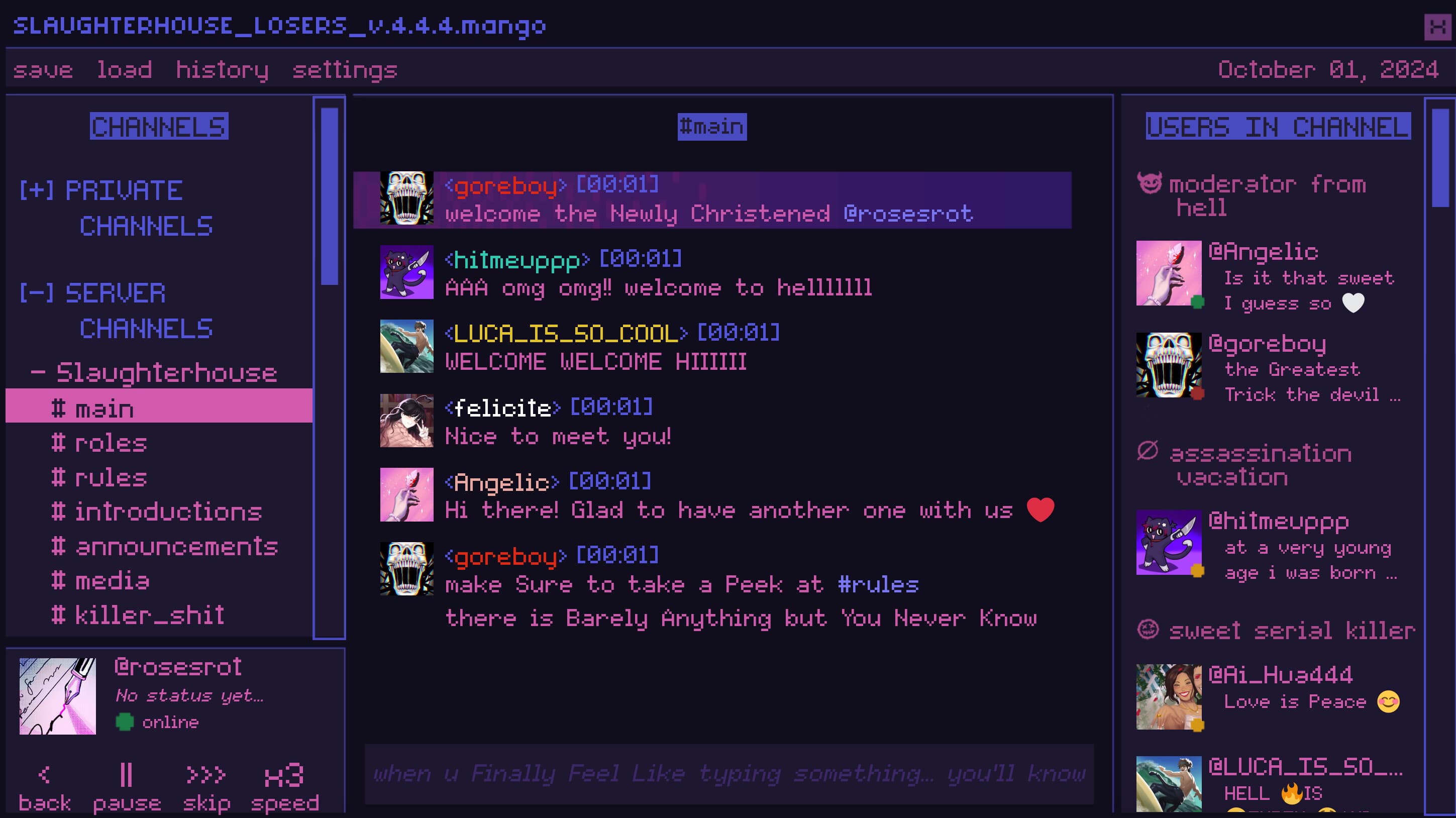 Killer Chat! Expanded Edition [DEMO] screenshot 1