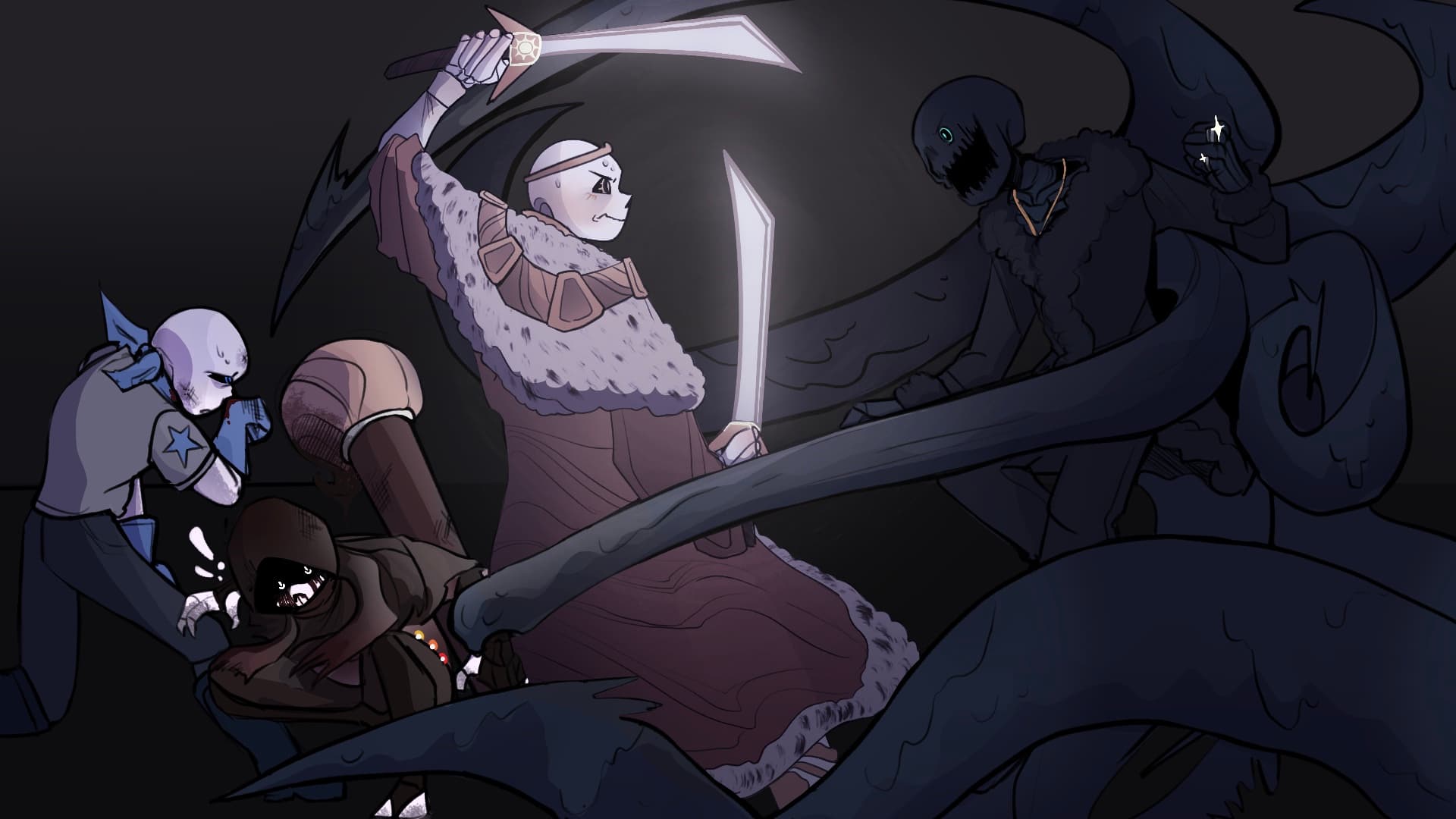 The Seven Deadly Skeletons (An UNDERTALE AU dating sim) screenshot 2