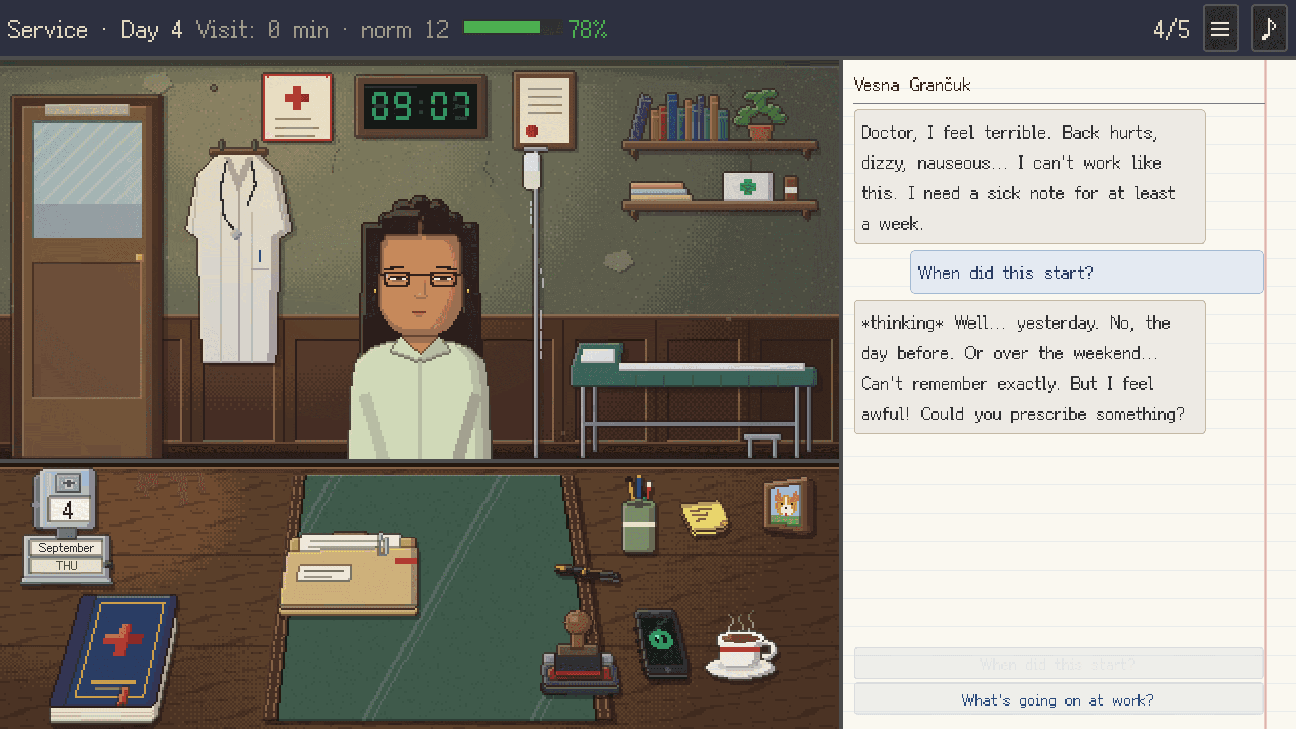 Poliklinika: Physician Simulator (Demo) screenshot 1