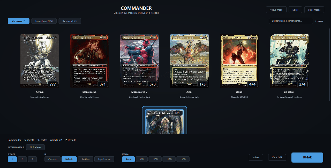Neo Forge: MTG Commander vs AI screenshot 6