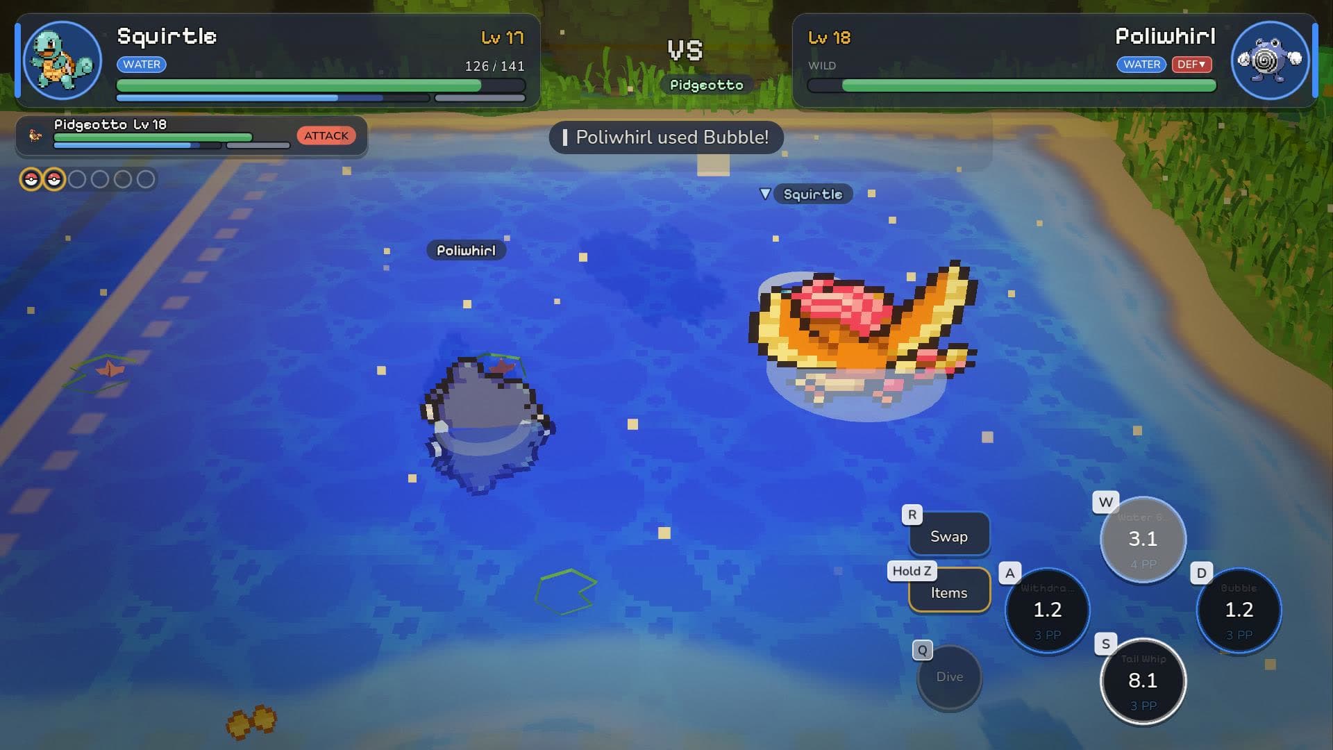 Pokemon Battle Advanced - demo screenshot 3