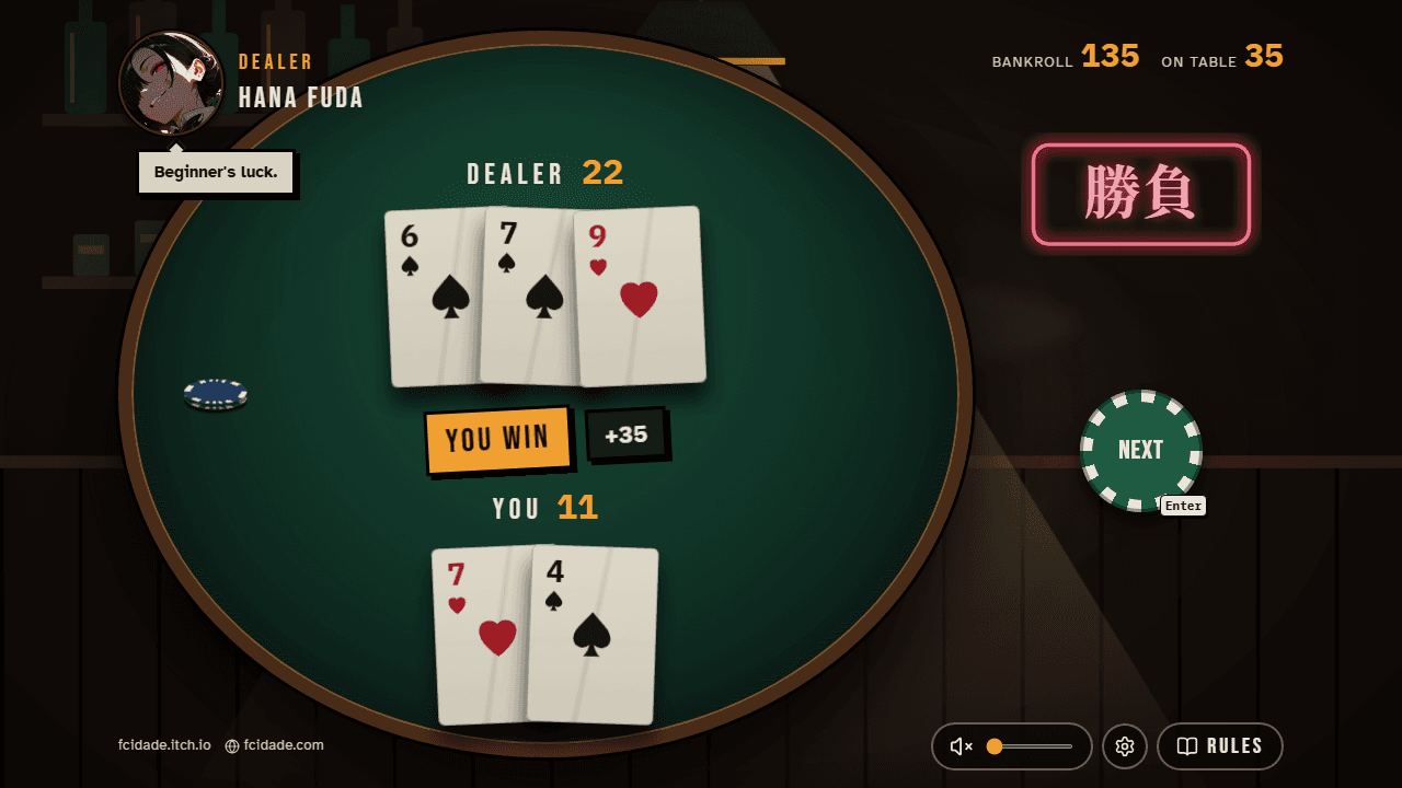 Blackjack 21 - Free Browser Card Game screenshot 6