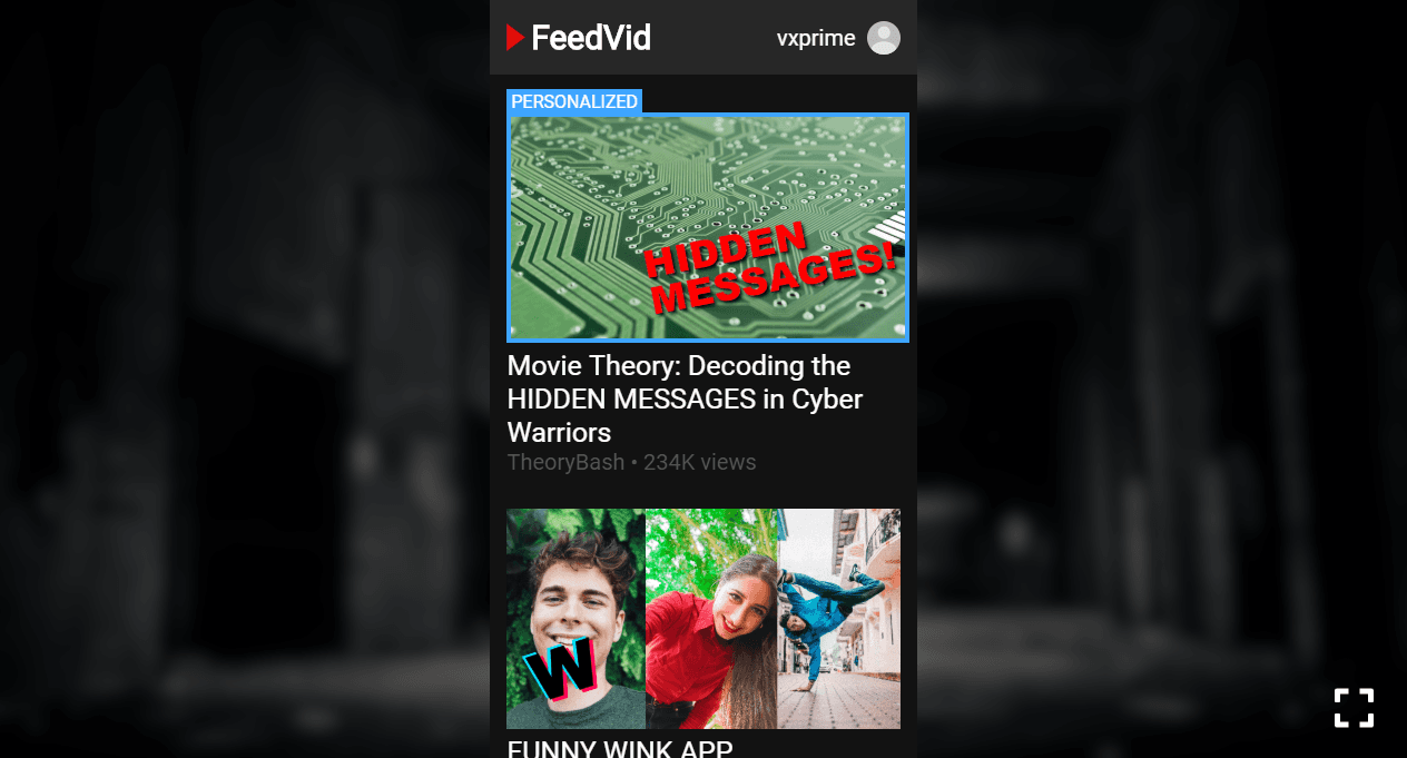 FeedVid screenshot 1
