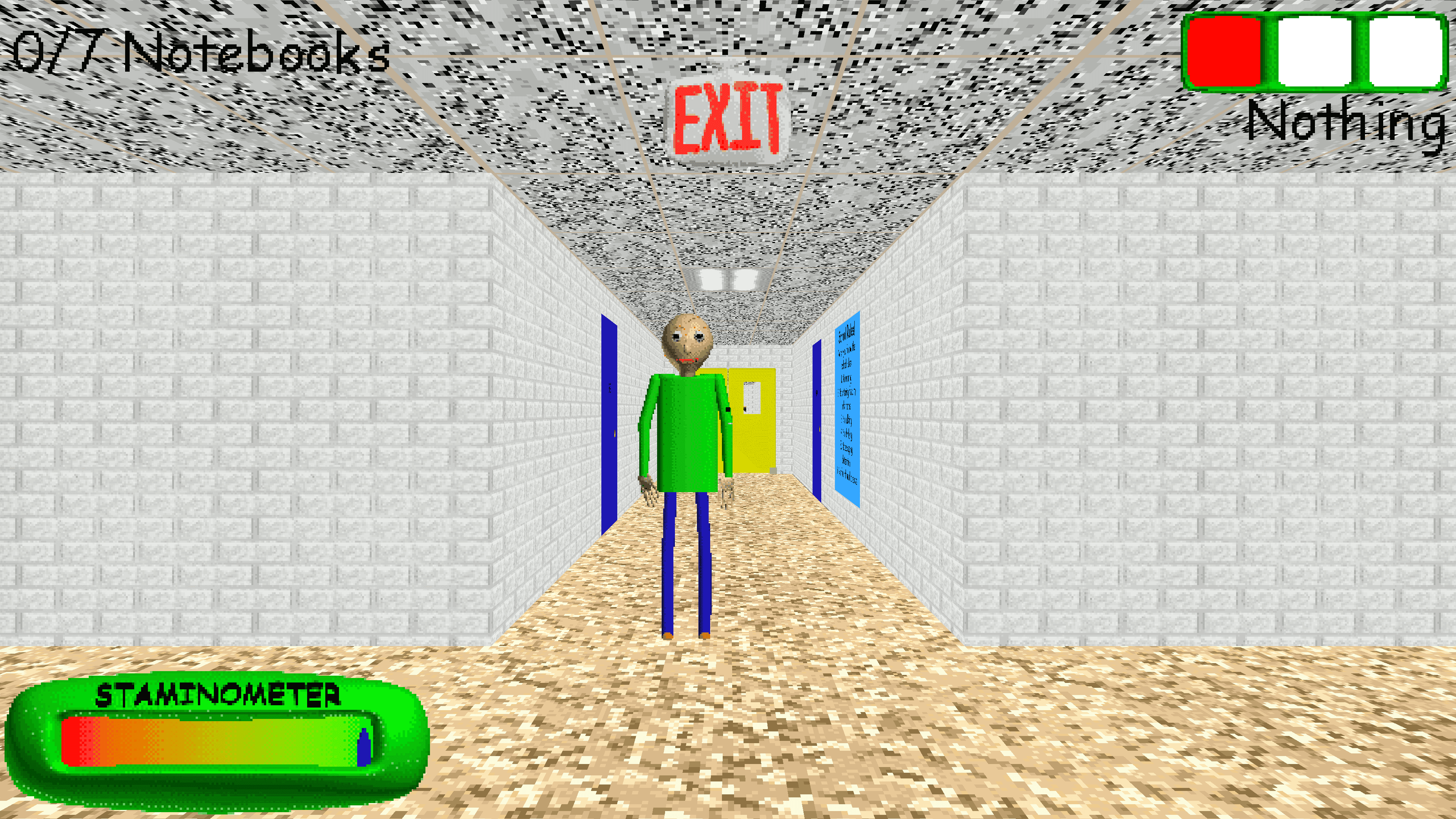 Baldi's Basics Classic Remastered screenshot 1
