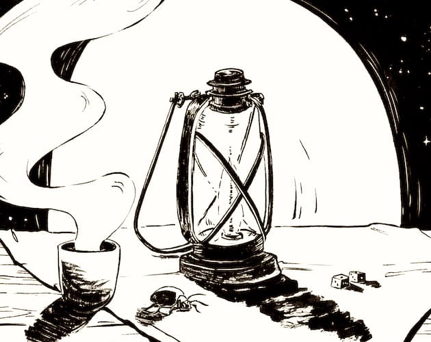 Your Lantern Burns With Borrowed Light cover art
