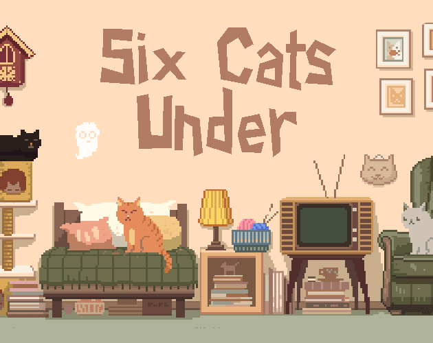 Six Cats Under artwork