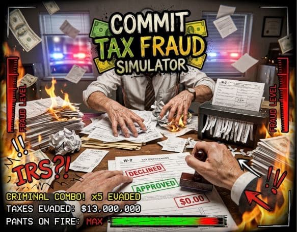 Commit Tax Fraud Simulator cover art