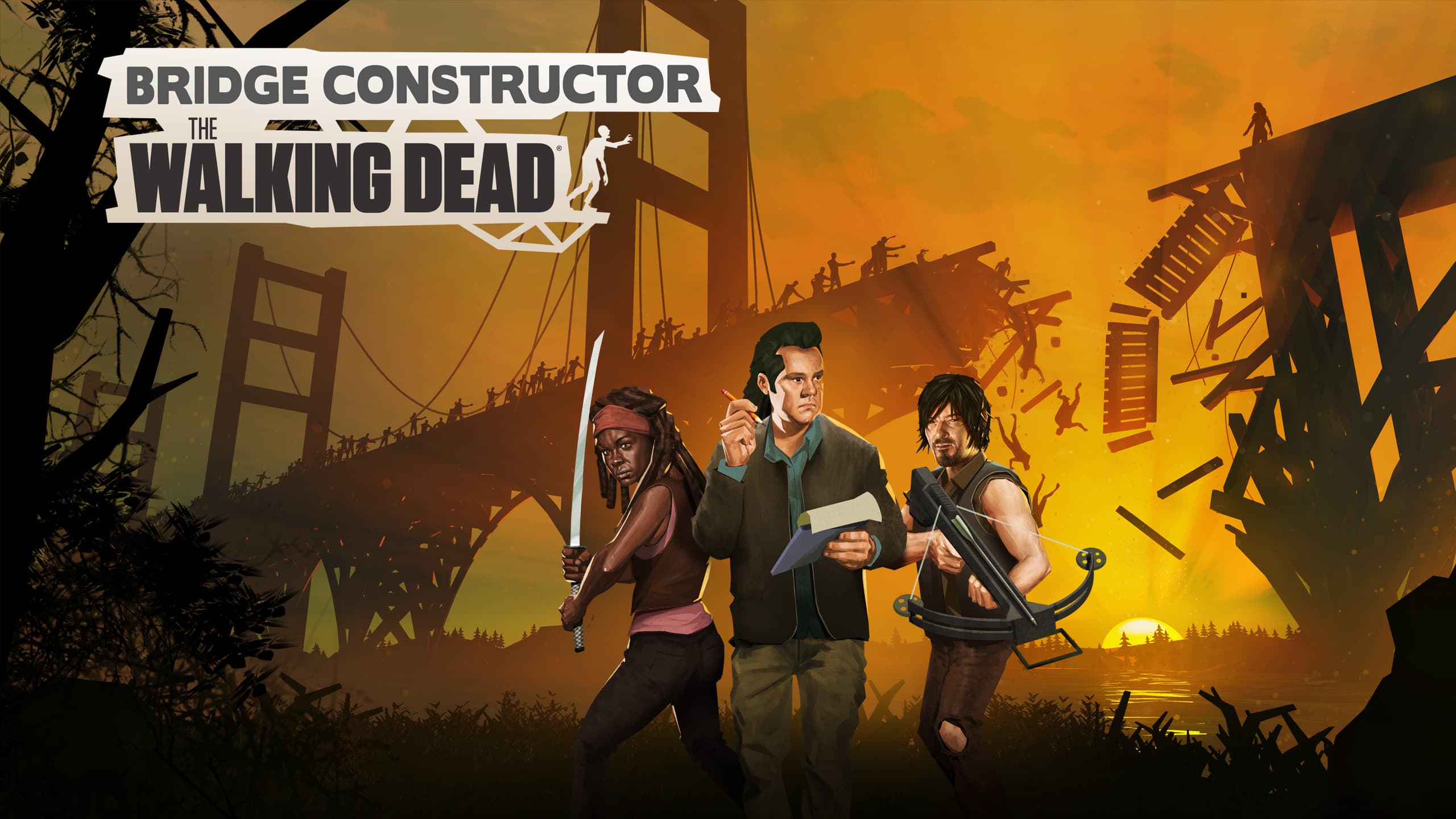 Bridge Constructor: The Walking Dead cover art