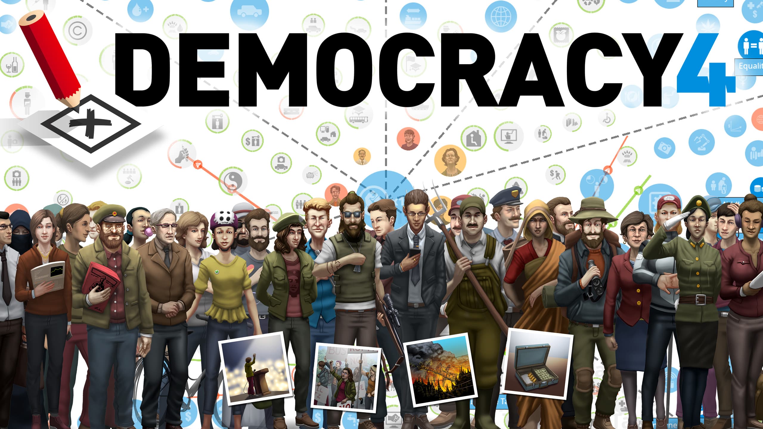 Democracy 4 cover art