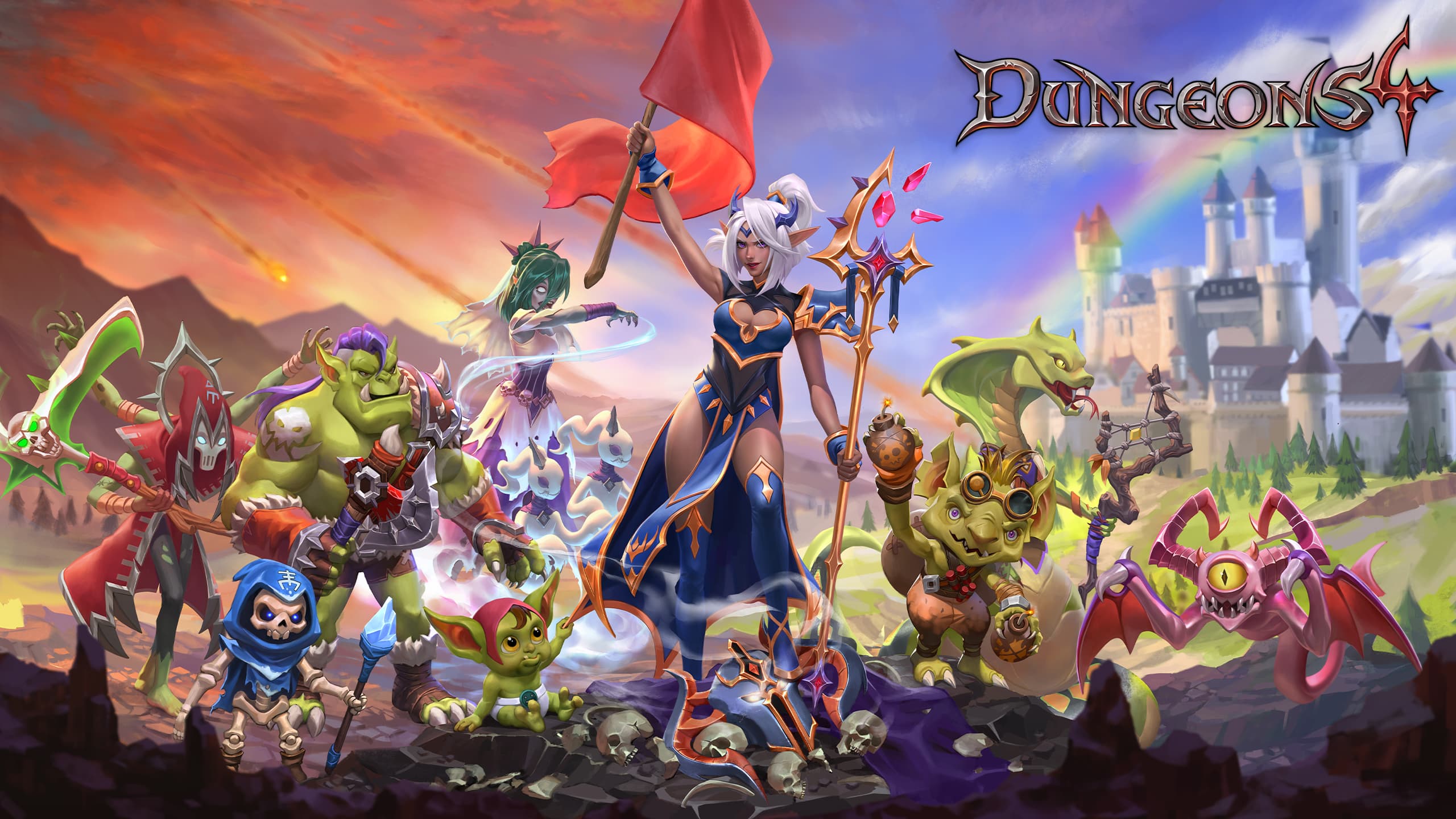 Dungeons 4 cover art