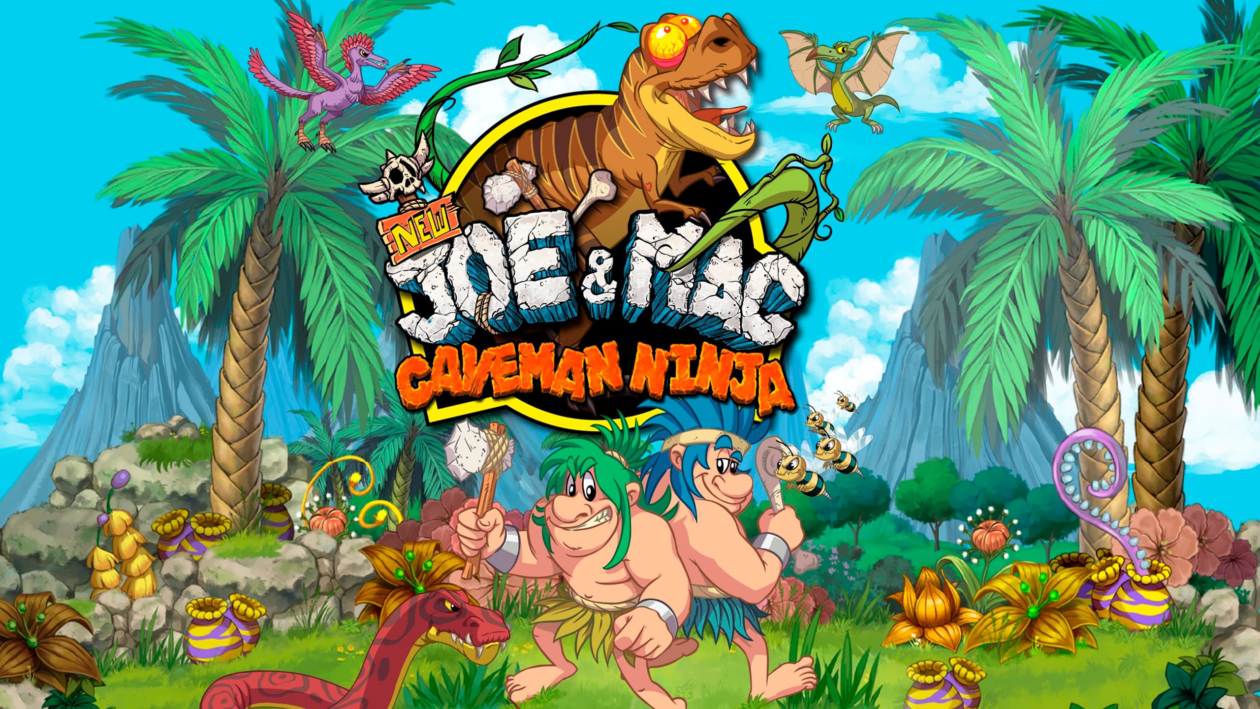 NEW Joe and Mac Caveman Ninja cover art
