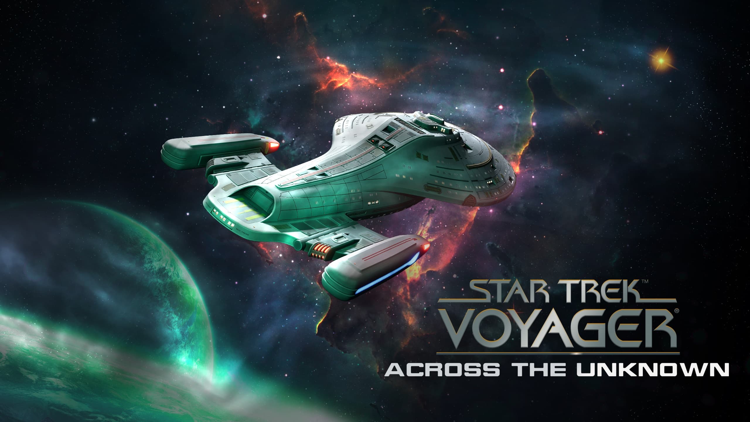 Star Trek: Voyager - Across the Unknown cover art