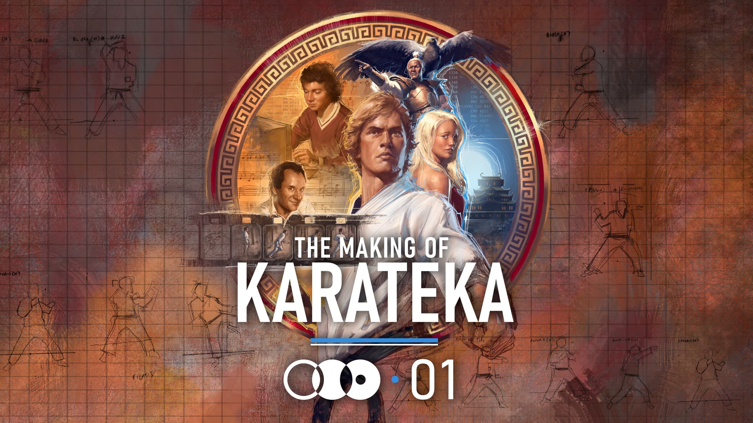 The Making of Karateka artwork