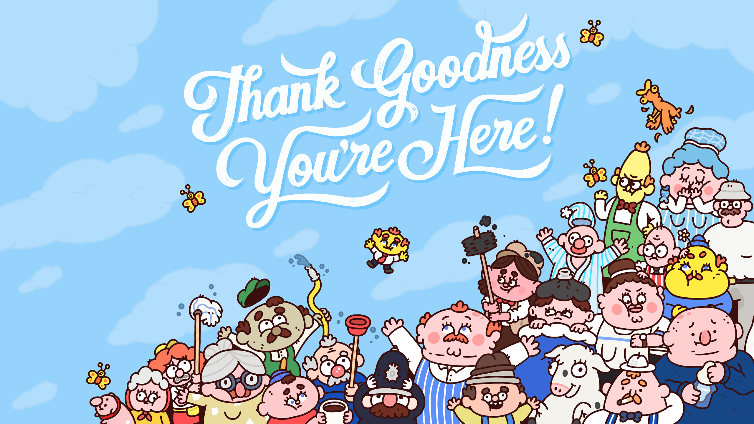 Thank Goodness You're Here! cover art
