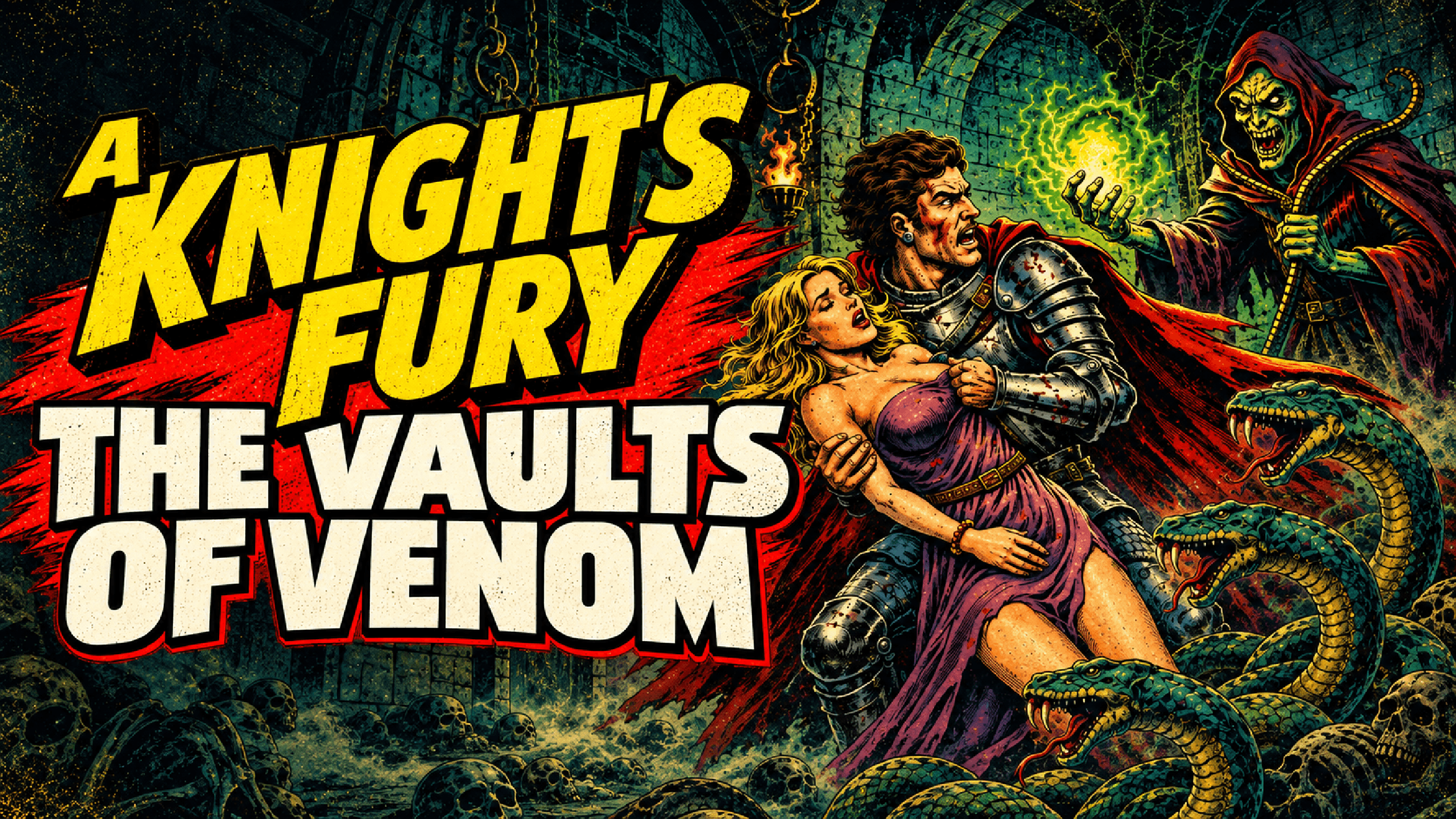 A Knight's Fury - The Vaults of Venom cover art