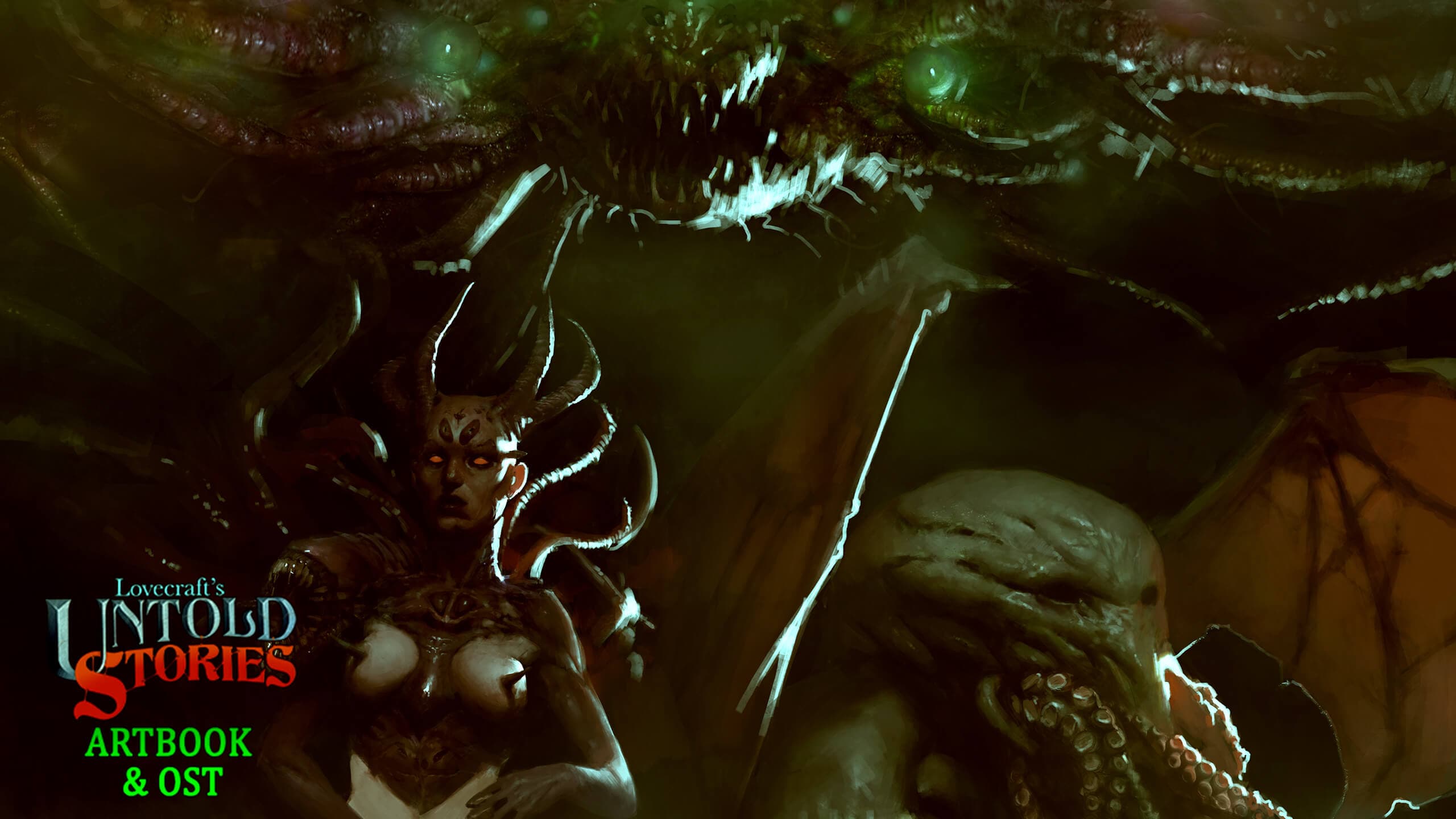 Lovecraft's Untold Stories + OST + Artbook cover art