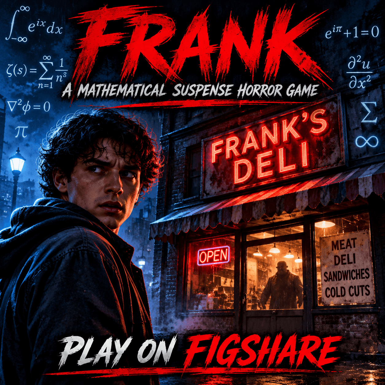FRANK - MATHEMATICAL SUSPENSE HORROR GAME - Story By Richard Cespedes cover art
